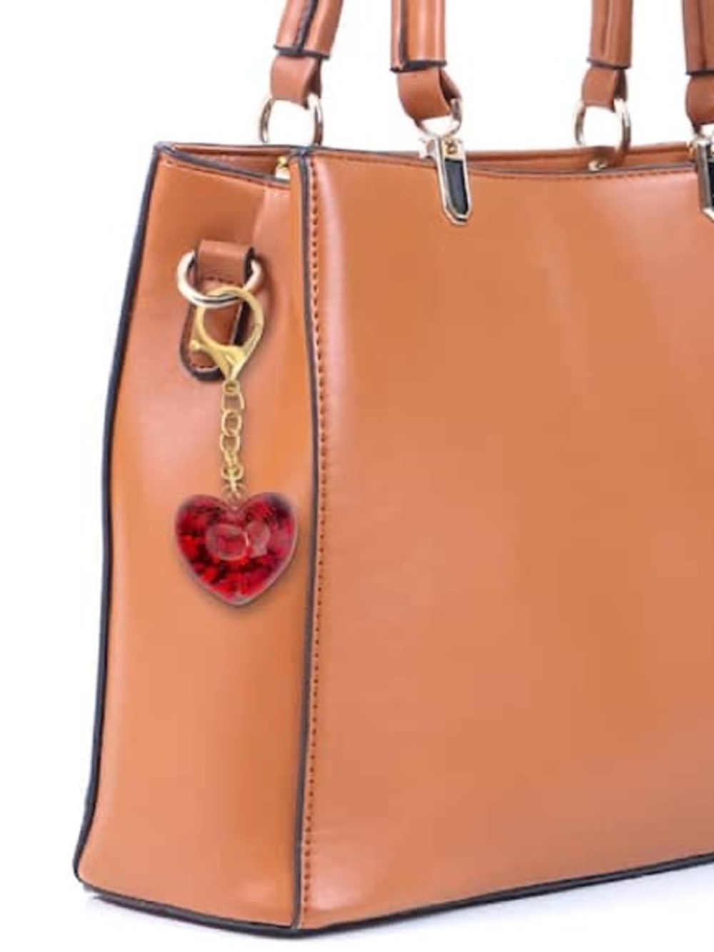 Red Heart Bag Charm